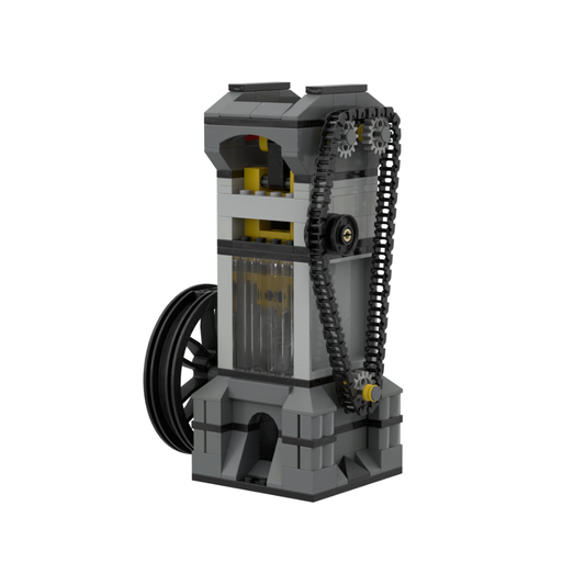 DOHC Single Cylinder Vacuum Engine