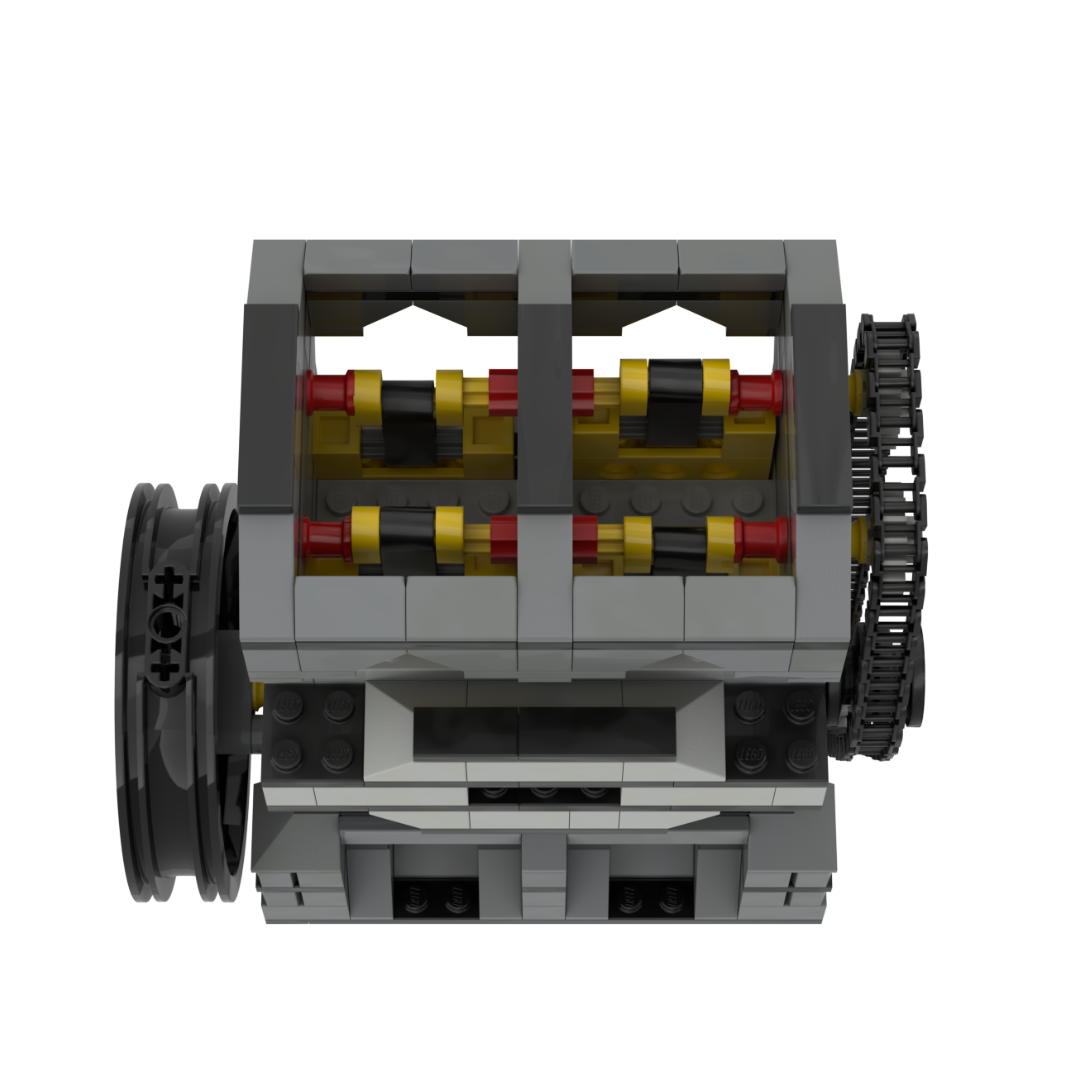 DOHC Inline 2 Cylinder Vacuum Engine