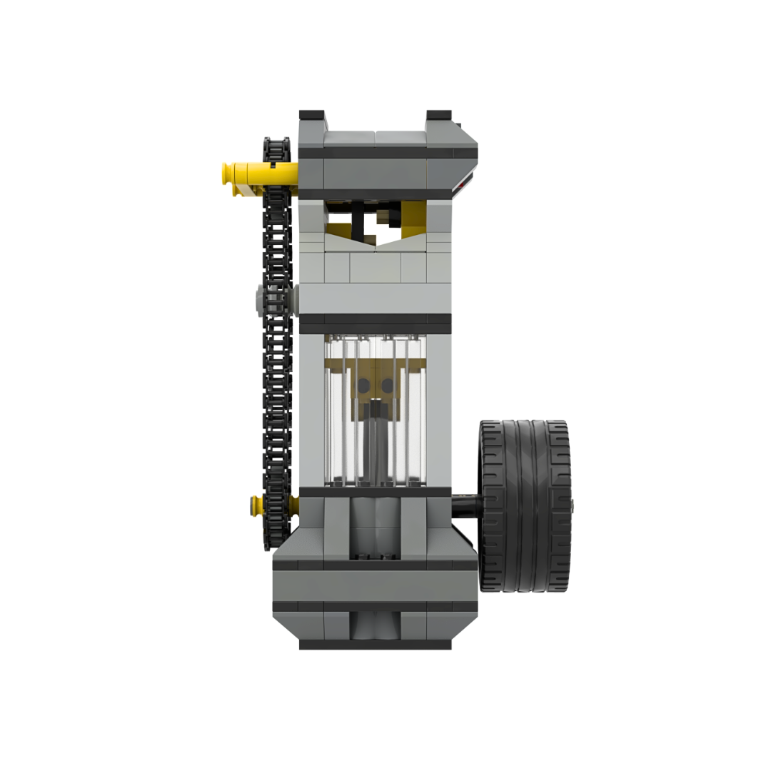SOHC Single Cylinder Vacuum Engine
