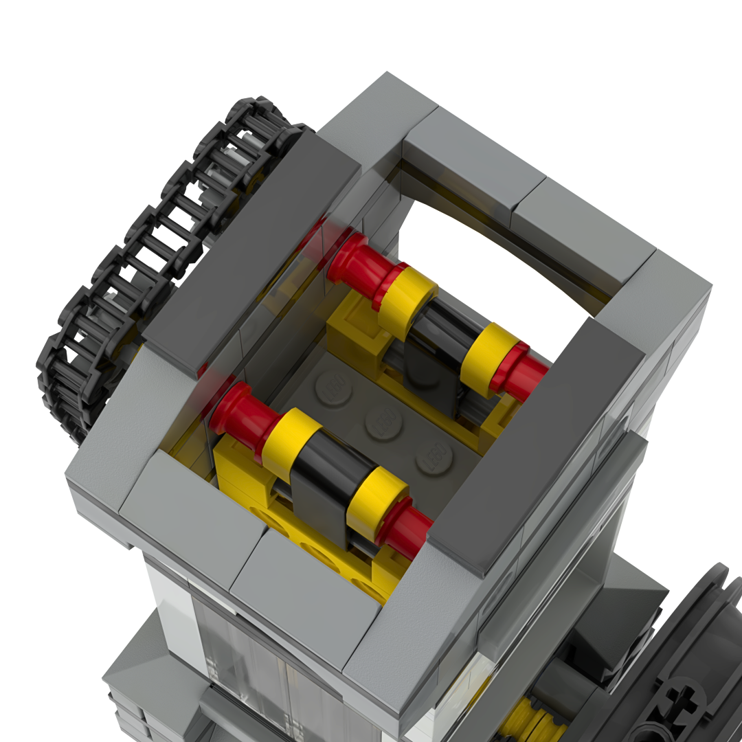 DOHC Single Cylinder Vacuum Engine