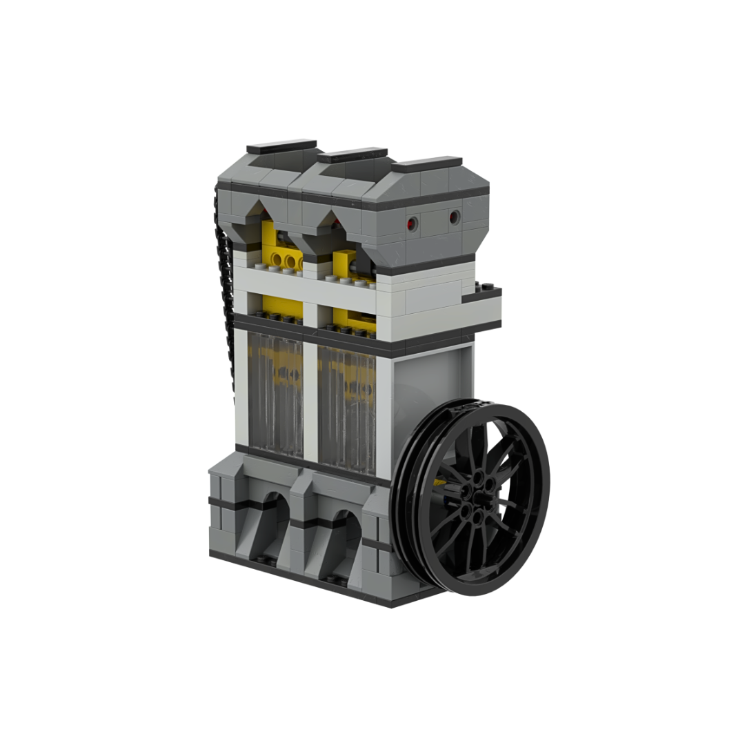 DOHC Inline 2 Cylinder Vacuum Engine