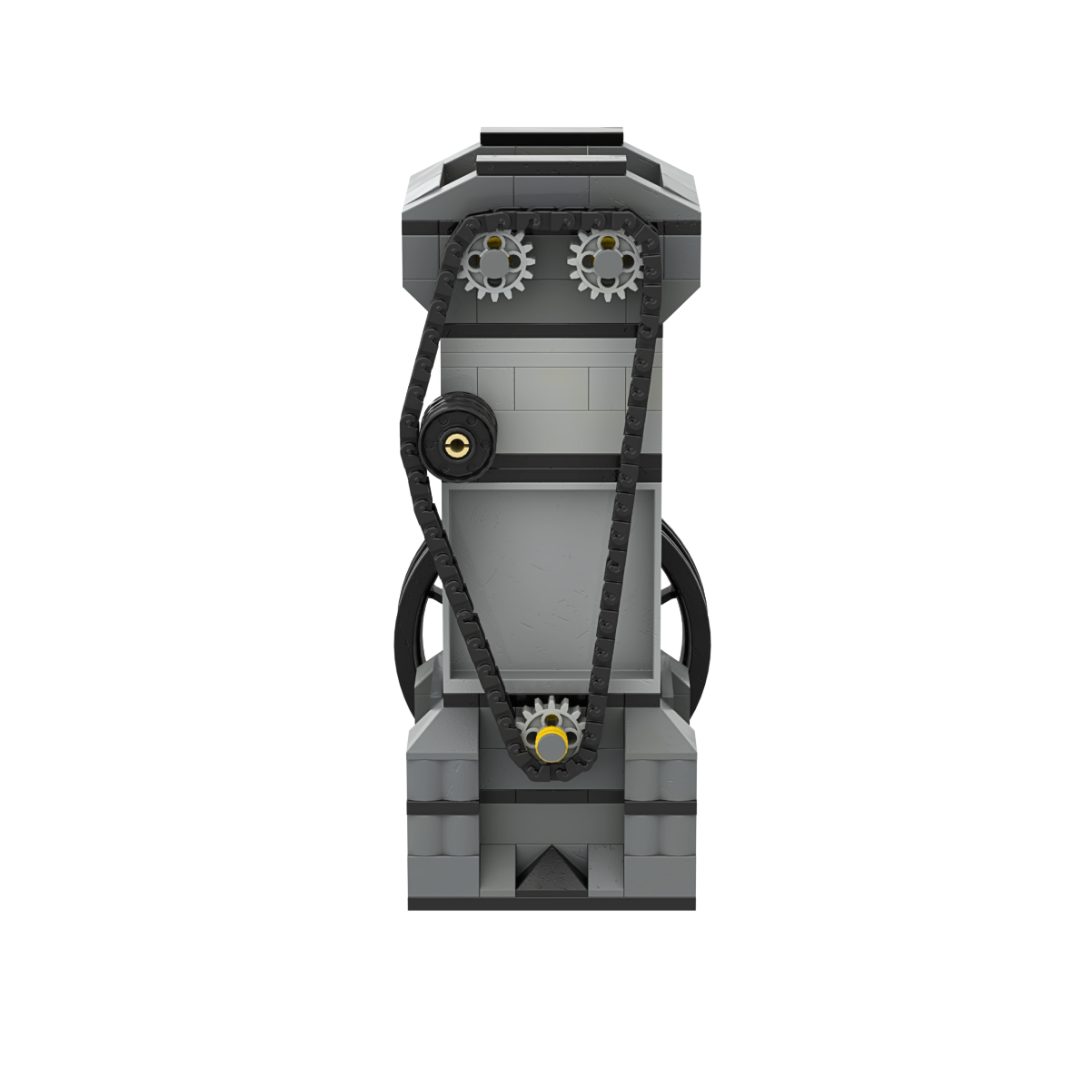 DOHC Single Cylinder Vacuum Engine