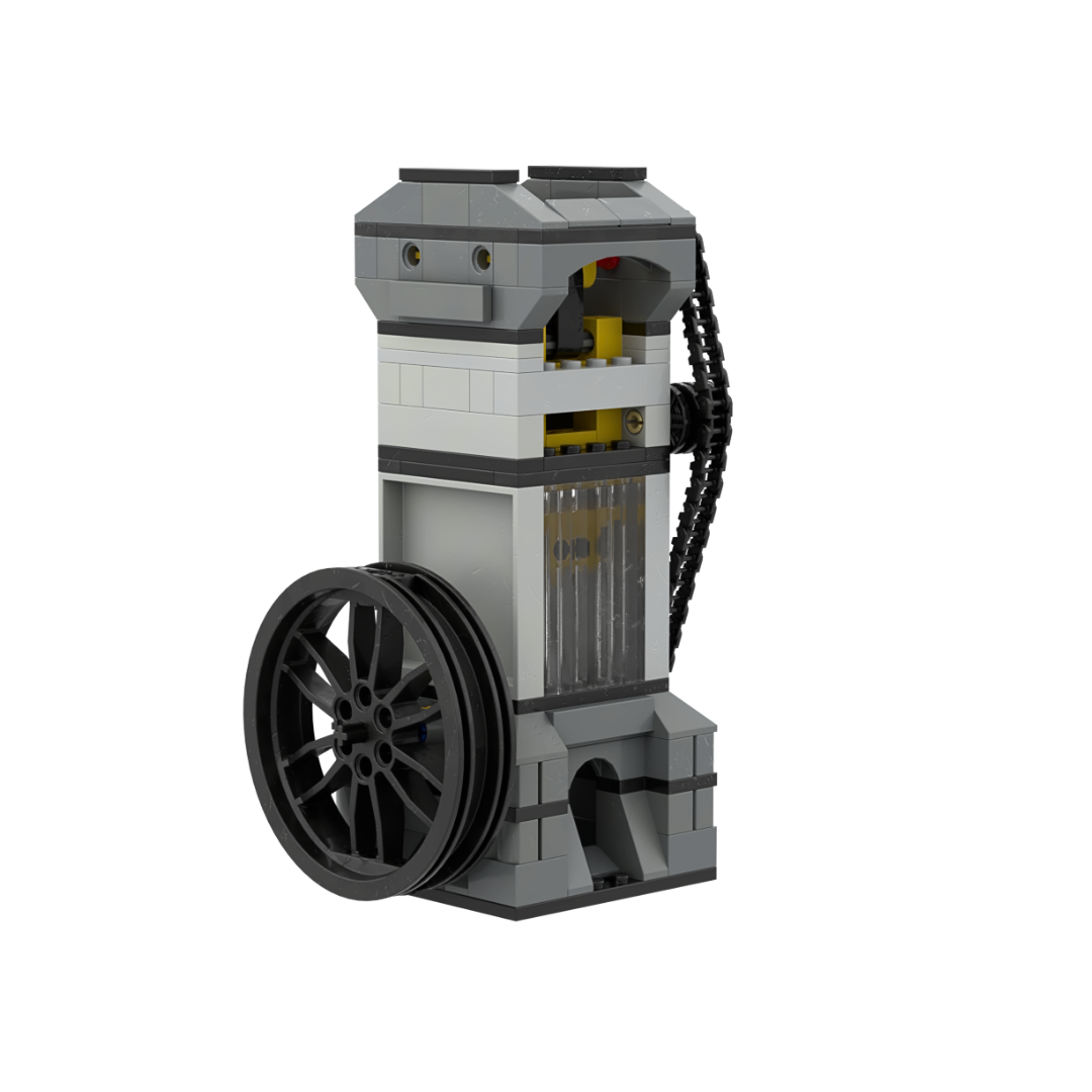 DOHC Single Cylinder Vacuum Engine