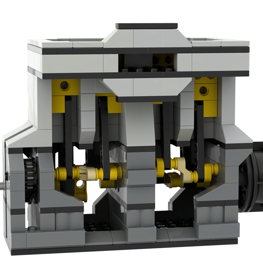 Inline 4 Cylinder Vacuum Engine