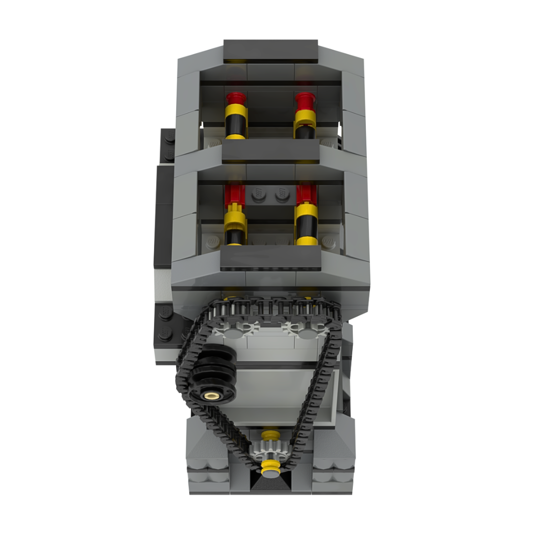DOHC Inline 2 Cylinder Vacuum Engine