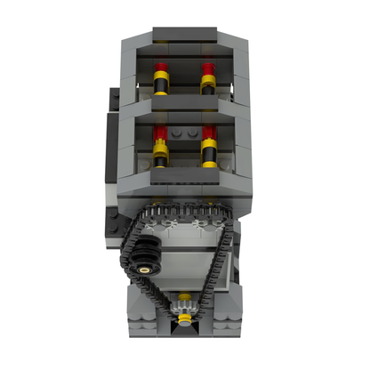 DOHC Inline 2 Cylinder Vacuum Engine