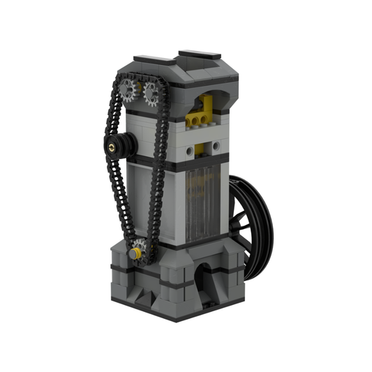 DOHC Single Cylinder Vacuum Engine
