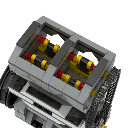 DOHC Inline 2 Cylinder Vacuum Engine