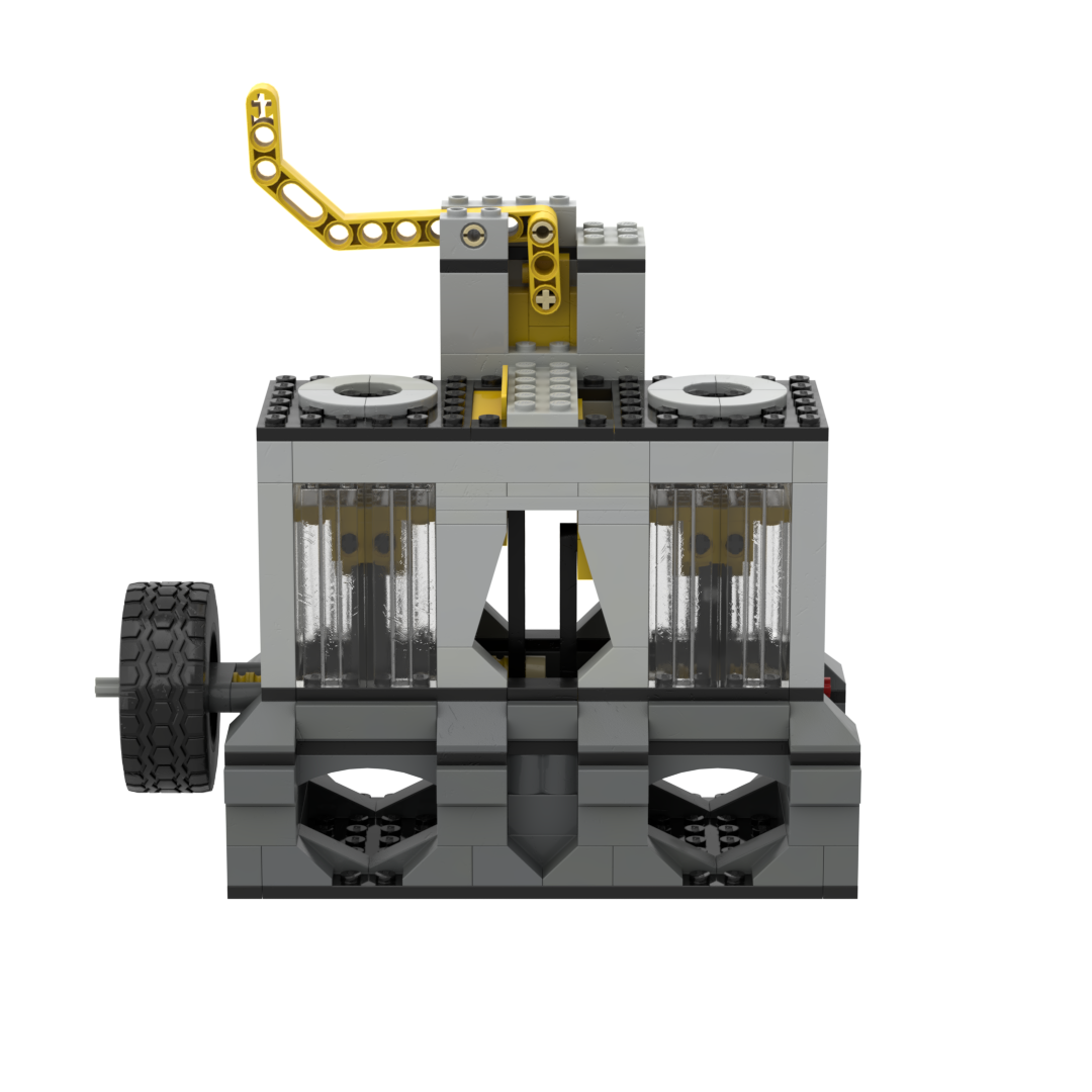 Inline 2 Cylinder Vacuum Engine